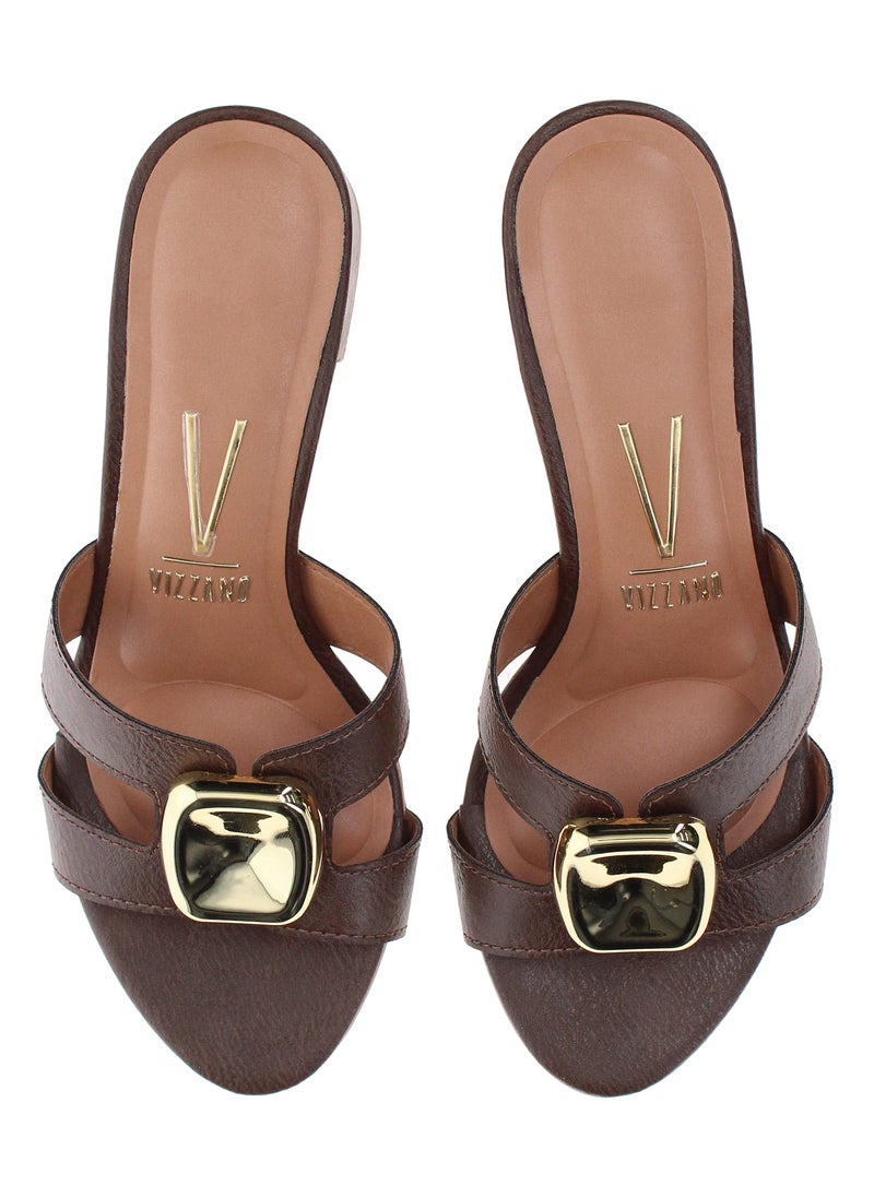 VIZZANO Mid Heel Sandals for Women – Stylish & Comfortable Footwear for Any Occasion - Image 5