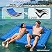 Pafolo 2Person Inflatable Pool Float Adult 71 x 71 Large Pool Lounger Float River Tube with Headrest Adult Heavy Duty Pool Floats Mat for Swimming Pool Raft for Pool Party Lake Beach River - Image 4