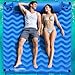 Pafolo 2Person Inflatable Pool Float Adult 71 x 71 Large Pool Lounger Float River Tube with Headrest Adult Heavy Duty Pool Floats Mat for Swimming Pool Raft for Pool Party Lake Beach River - Image 3