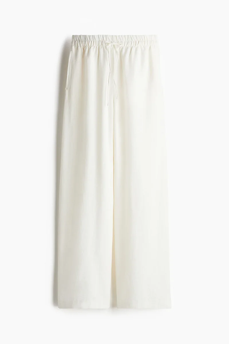 اتش اند ام Linen-blend trousers