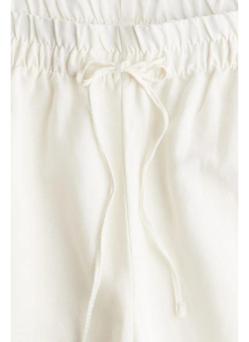 اتش اند ام Linen-blend trousers