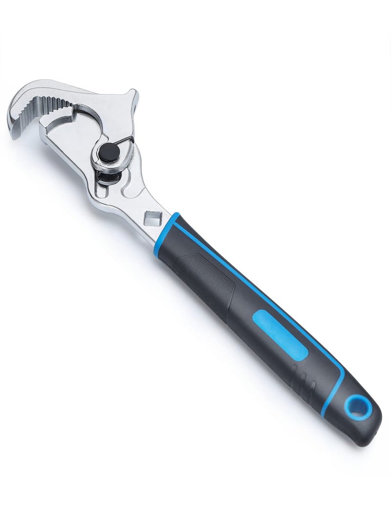 Lichamp 12inch Pipe Wrench Forged Selfadjusting Plumbers Wrench with 38 to 134 inch Jaw Open A101SL