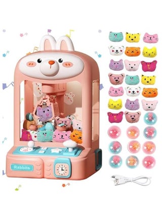 Mini Claw hine Kids Candy Vending Grabber Toy Electronic Arcade Game hine with Adjustable Sound Music Pink Prize Dispenser Toy with 20 Plush Dolls 10 Twist Egg for Kids Party - pzsku/Z0B52D2D02ACFFAF7E4A8Z/45/_/1723011717/2ba555b5-3271-4e8c-ad84-fcfe5df1815c