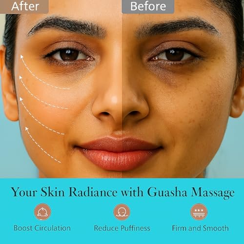 CAREMIMA Korean Jade Roller & Gua Sha Set for Face Massage | Natural Stone Facial Roller for Glowing Skin, Anti-Aging, Lifting & Firming | Face, Neck & Eye Beauty Tool for Women & Men - Image 5