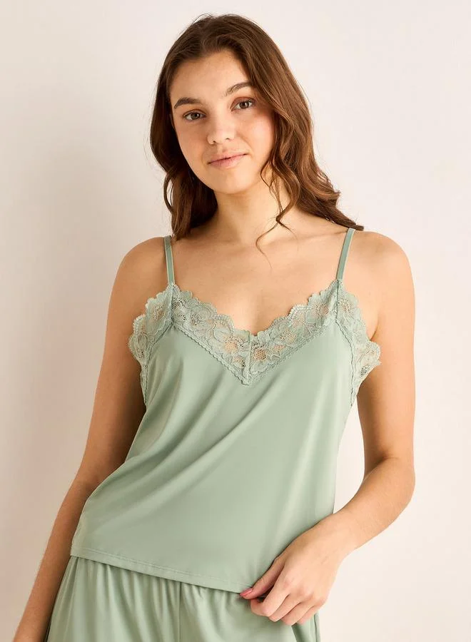 Splash FAV Pyjama Set Adjustable Strap Top & Shorts