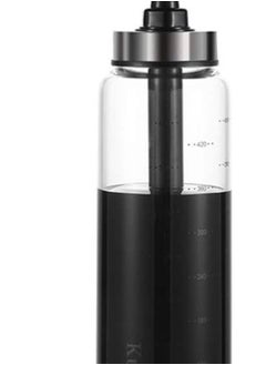 silvercnc 500ml Sauce Pump Bottle Leakproof Kitchen Condiment Dispenser Olive Oil Dispenser Empty Glass Sauce Bottles for Ketchup Mustard Oil Sauces