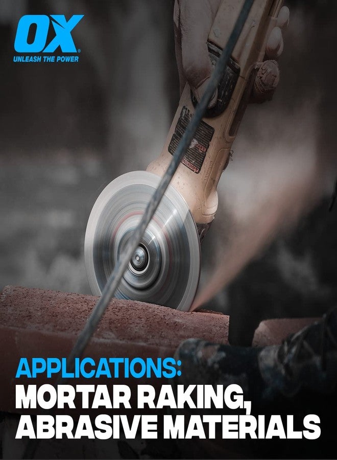 OX Tools OX-PDTP-4.5 Pro Sandwich Double Tuck Pointing 4.5" Diamond Blade - Image 3