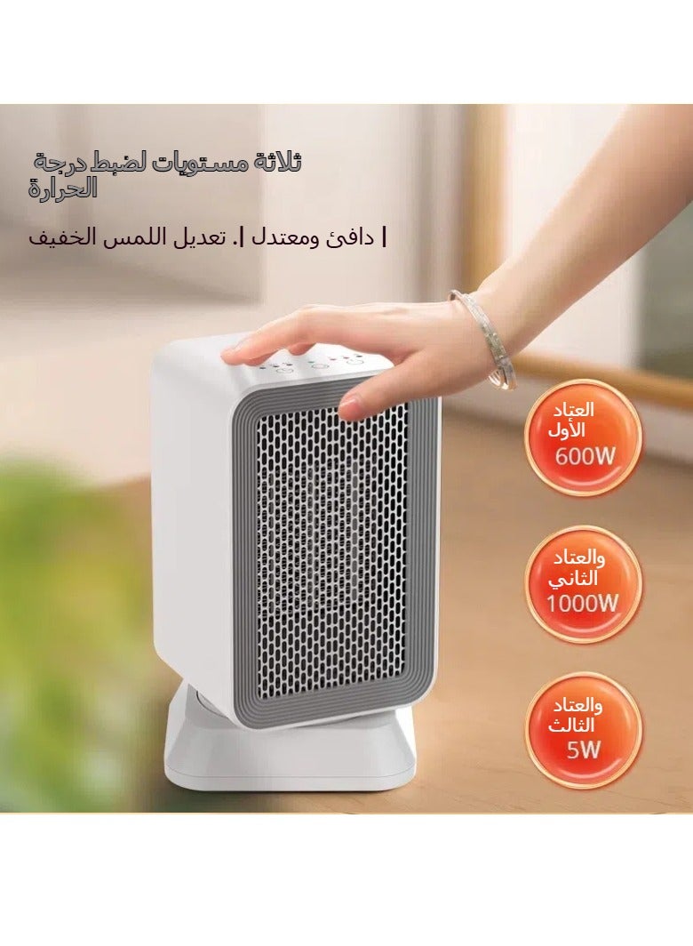 عام 1000W تهز رئيس سخان صامت ، مكتب المنزل سخان سطح المكتب ، صغيرة القدم دفئا اليد سخان كهربائي - Image 4