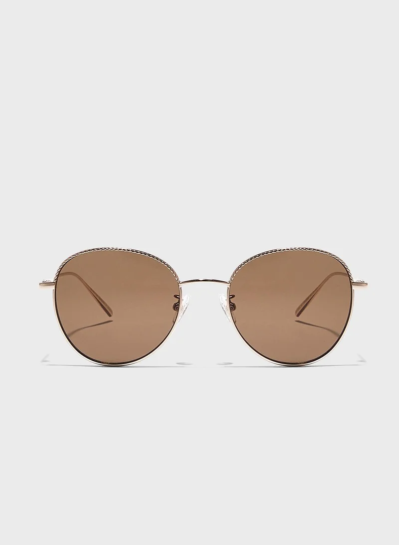 30Sundays Forget  Me  Not Round Sunglasses