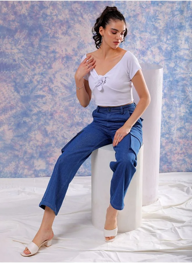 Freehand Women Fitted Casual Solid Off Shoulder Top
