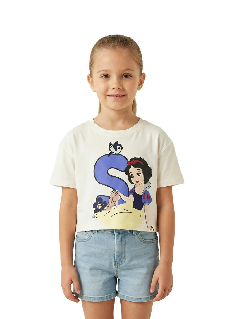 ديزني Toddler Girls Disney Snow White Graphic Crop T-Shirt
