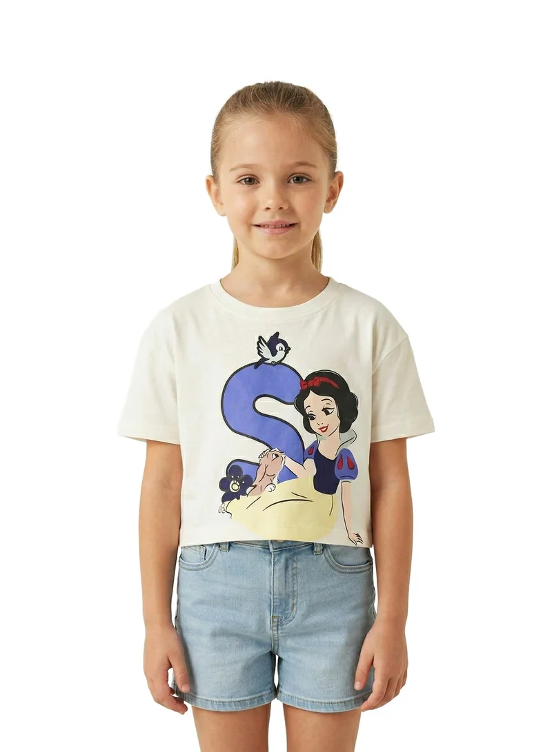 ديزني Toddler Girls Disney Snow White Graphic Crop T-Shirt