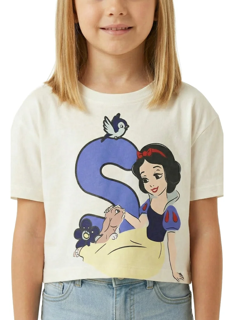 Disney  Toddler Girls Disney Snow White Graphic Crop T-Shirt for Women | Best Price UAE