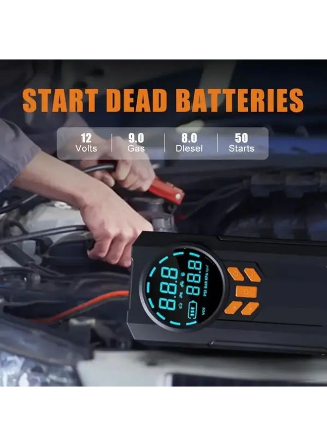 Enhanced Full Machine Jump Starter Kit With Air Compressor And Fast USB C Charging - Image 4