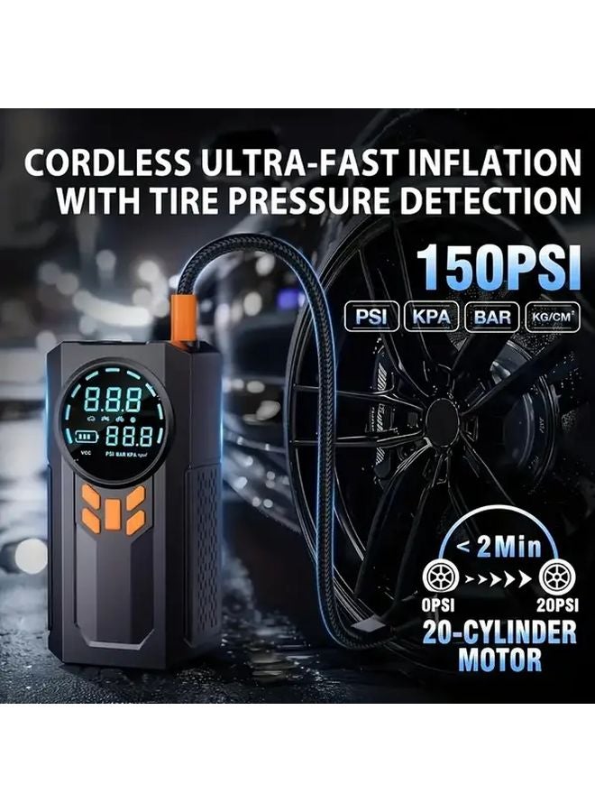 Enhanced Full Machine Jump Starter Kit With Air Compressor And Fast USB C Charging - Image 5