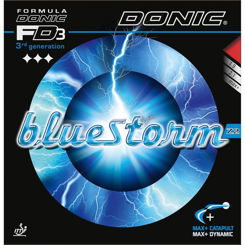 مطاط تنس الطاولة BlueStorm Z2 Max (أسود)