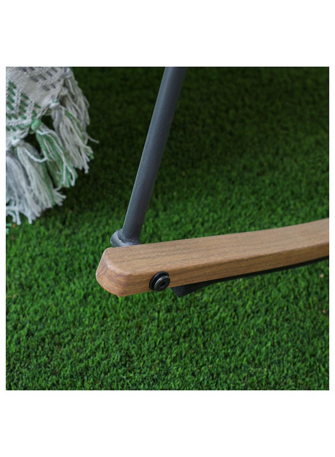 DANUBE HOME إميلي كرسي استرخاء كرسي شرفة شرفة بيسترو كرسي تصميم حديث حديقة الأثاث للجلوس في الهواء الطلق مقاعد تراس الحديقة فناء شرفة - رمادي - Image 3