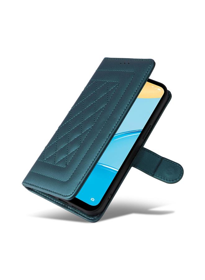 اس-توب جراب هاتف OPPO A15 / A15s جراب هاتف جلدي شبكي ماسي قابل للطي - Image 5