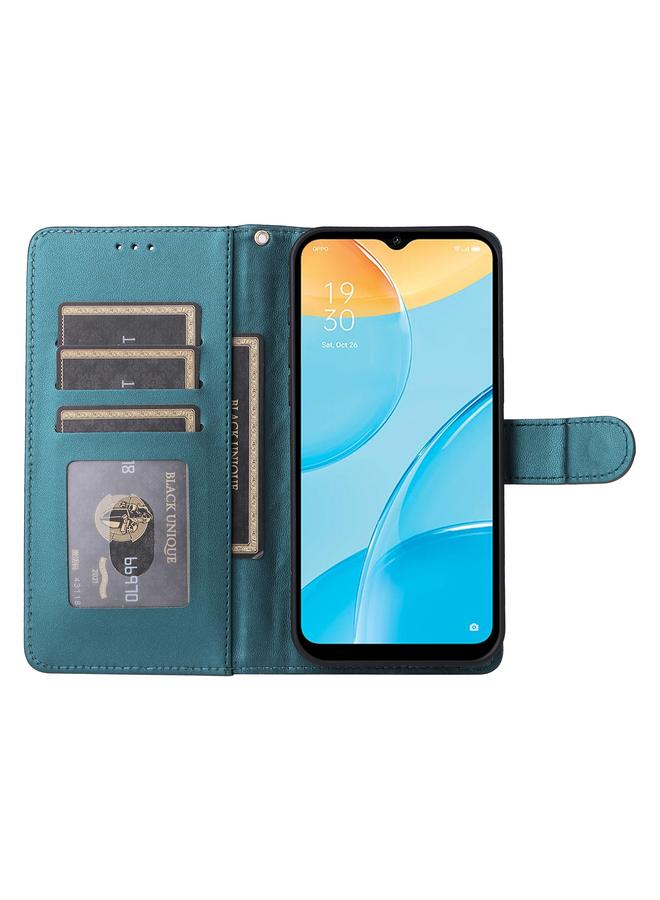 اس-توب جراب هاتف OPPO A15 / A15s جراب هاتف جلدي شبكي ماسي قابل للطي - Image 4