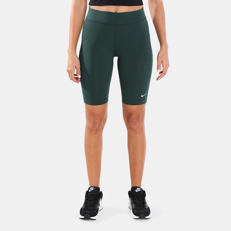 Nike Women's Sportswear Essential Mid-Rise Biker Shorts