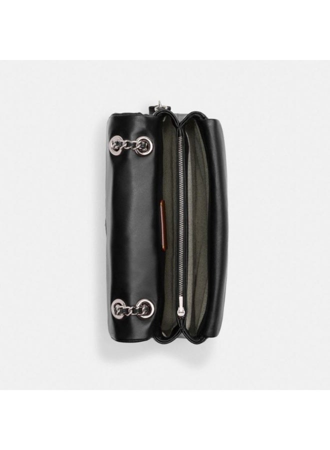 coachoutlet Quilted Leather Shoulder Bag with Signature Gold C Turnlock & Chain Strap - Luxurious Designer Handbag for Women, Perfect for Everyday - Tabby 20 - Image 5