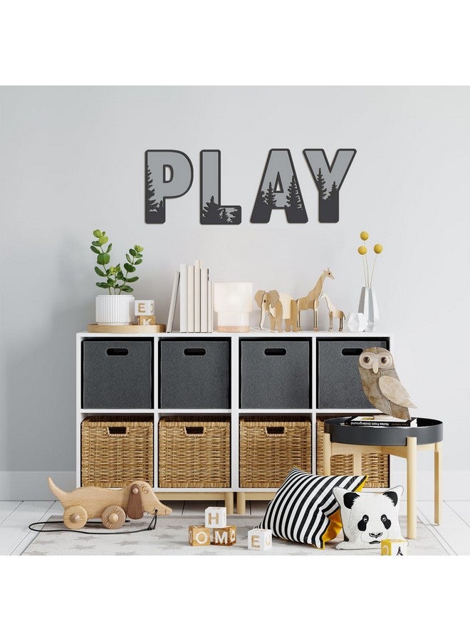 Longan Craft Woodland Layered Wooden Letters 12 Inch, Boho Large Wooden Name Signs for Nursery Big Paintable Wooden Letter M Cutout Wood Forest Letters Alphabet for Wall Decor Baby Name Kids Room Wall Art - Image 5