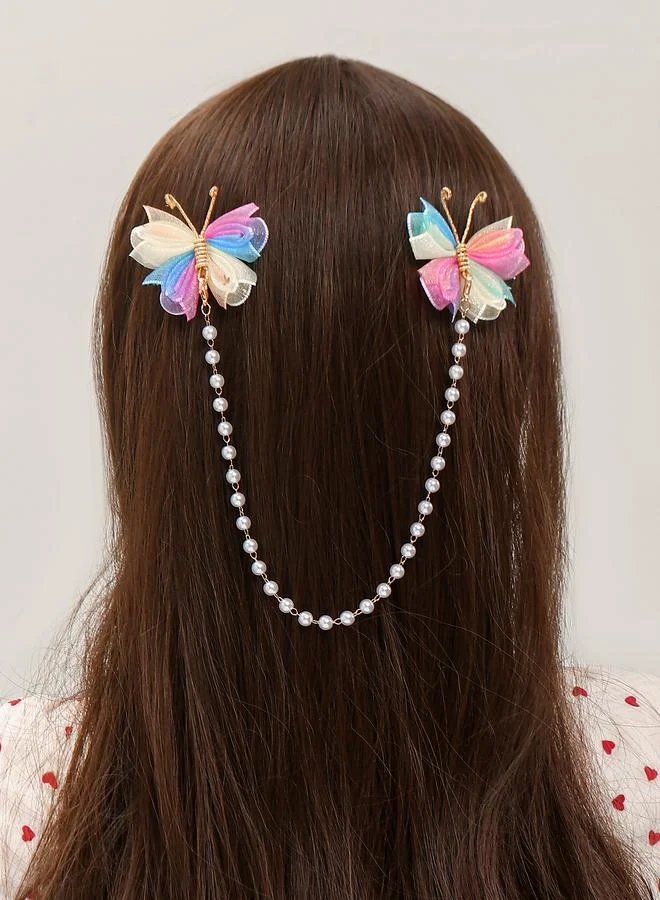 تايك تو Butterfly Chain Hair Clip