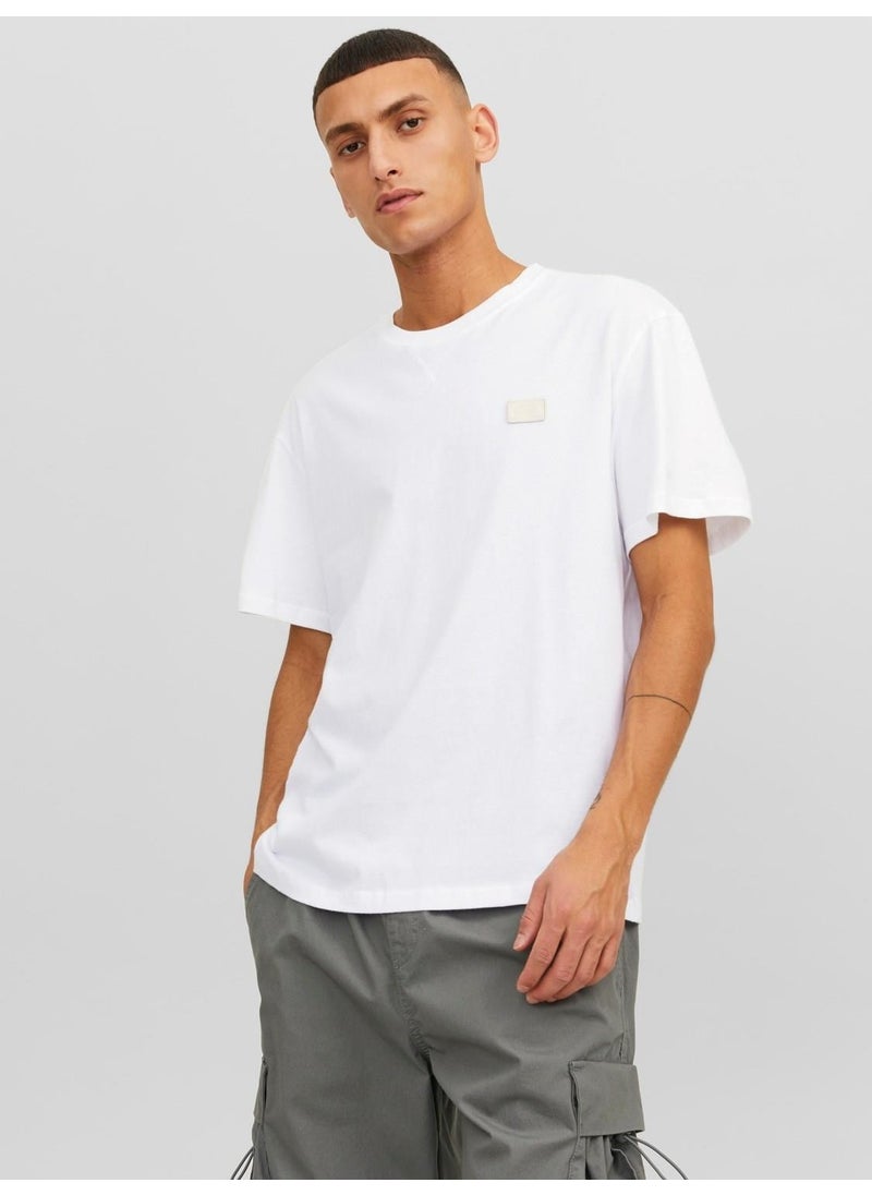 Jcoclassıc Twill Crew Neck White Men's Tshirt 12240266 V1 - pzsku/Z0B53E7AEF96F05C492EEZ/45/_/1725724484/b4276b9a-0f6d-42ba-b1a2-e5b5bfaa4b87