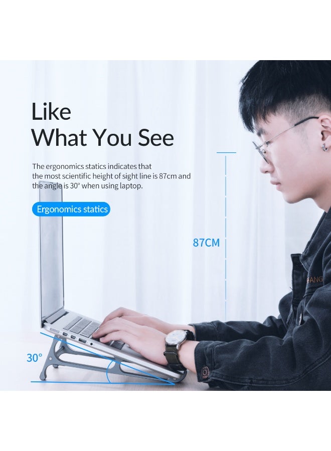 أوريكو حامل كمبيوتر محمول قابل للطي، ارتفاع مريح قابل للضبط حامل كمبيوتر محمول محمول بطول 11-14.3 قدم - Image 4