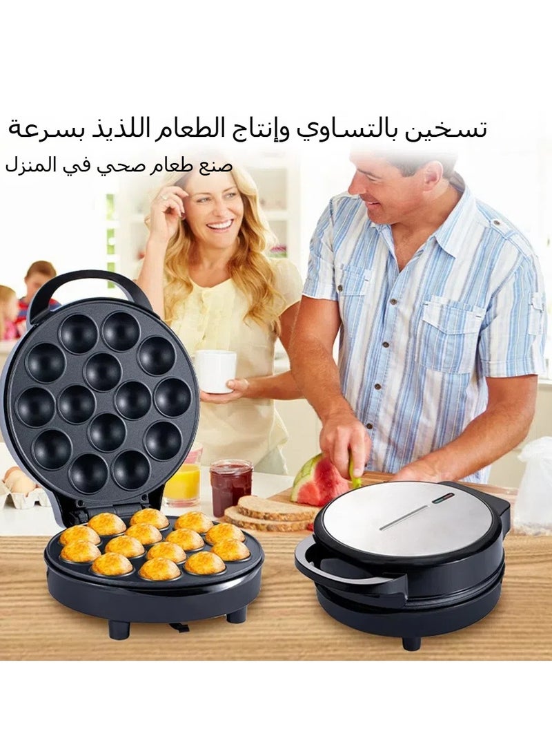 14-Hole Takoyaki Maker Home Cake Machine Bread Machine Meatball Maker Breakfast Machine - Image 2