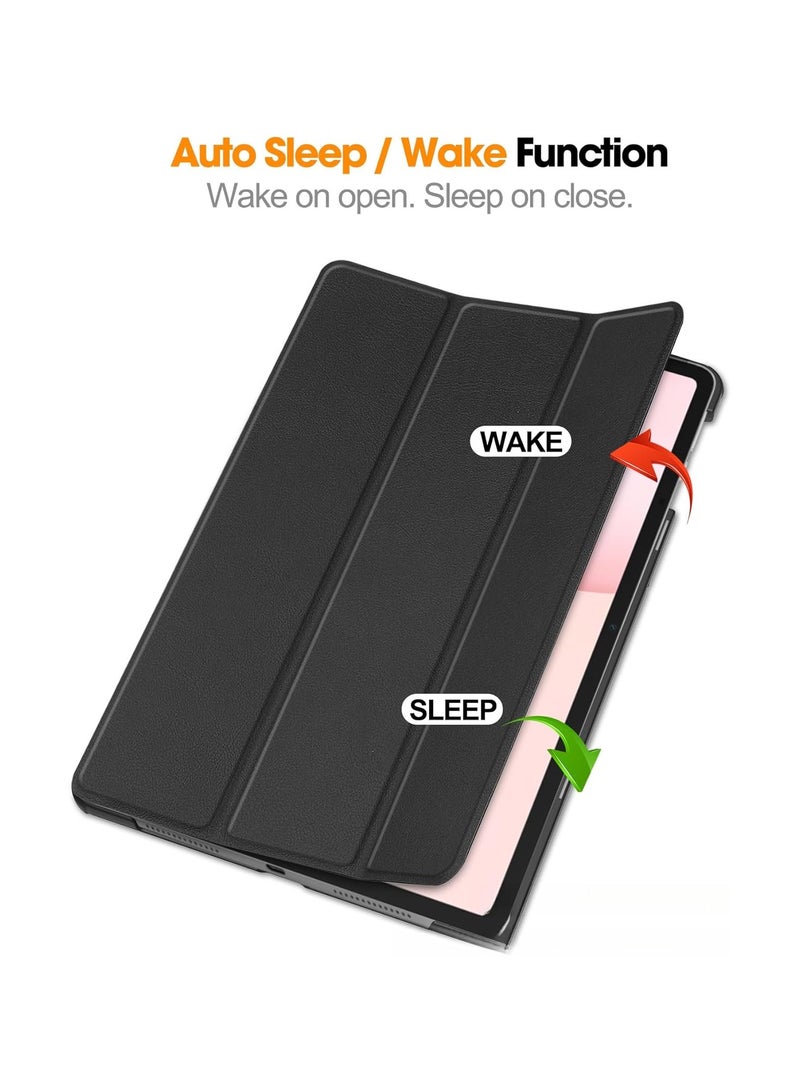 General Compatible Honor Pad 10 12.1-inch (2025) Leather Case, Tri-Fold Smart Tablet Case, Multi-View Stand, Auto Sleep/Wake Function, Shock and Drop Resistant  - Image 2