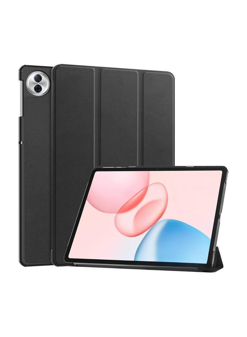 General Compatible Honor Pad 10 12.1-inch (2025) Leather Case, Tri-Fold Smart Tablet Case, Multi-View Stand, Auto Sleep/Wake Function, Shock and Drop Resistant  - Image 1