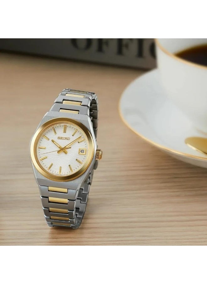 Seiko SUR578P1 Women's Analogue Quartz Watch with Stainless Steel Strap  - Image 4