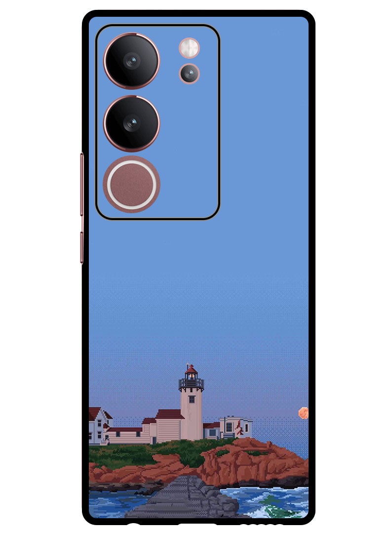 Theodor Protective Case Anti Scratch Shock Proof Bumper Cover For Vivo V29 - V29 Pro Light house - Image 1