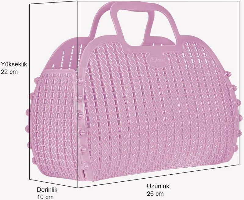 اي يلديز Aykasa 221026 Orchid Foldable Beach Bag