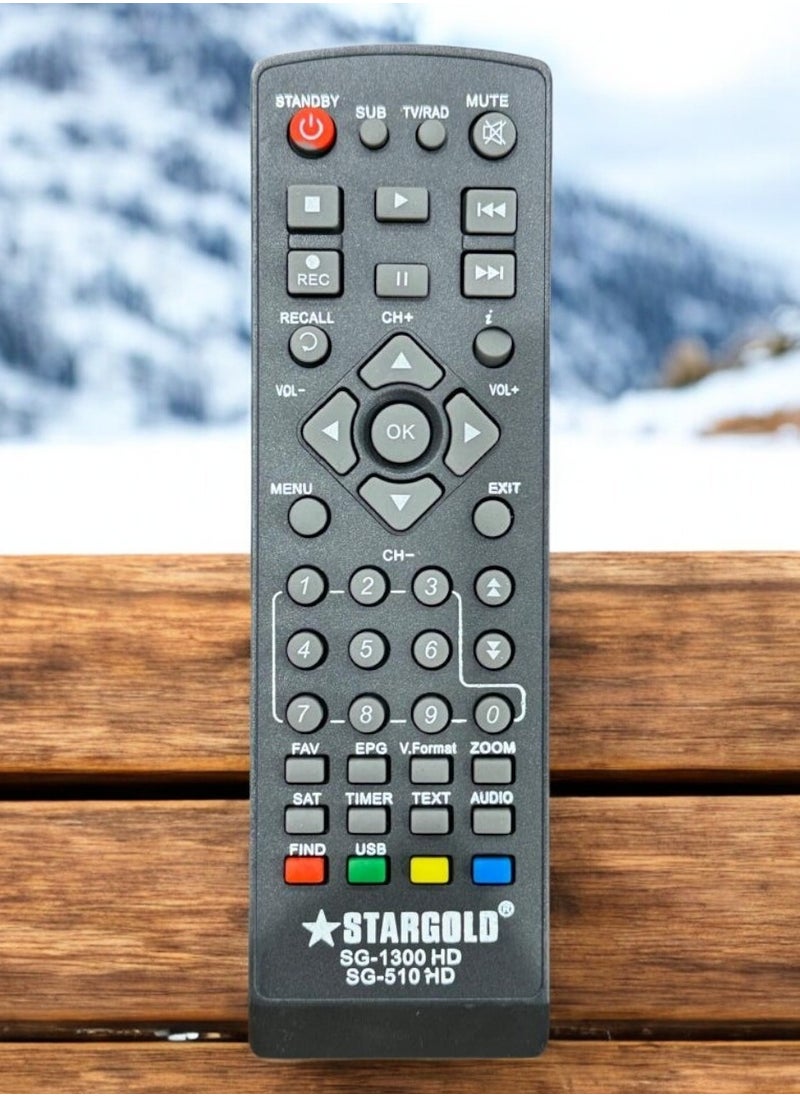 Universal Remote Control for SG-1300 HD & SG-510 HD - Multifunctional Remote with Extensive Features