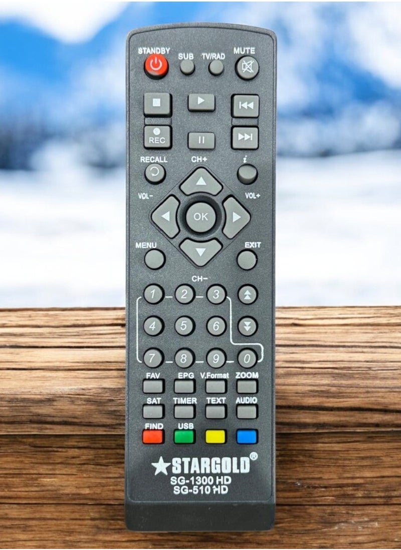 Universal Remote Control for SG-1300 HD & SG-510 HD - Multifunctional Remote with Extensive Features