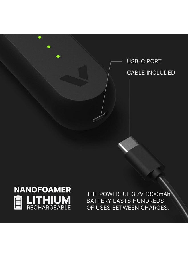 subminimal Subminimal Performance Milk Foamer - NanoFoamer Lithium Handheld Frother - Rechargeable, Dual-Speed - Microfoamed Milk in 30 Seconds, Barista-Style Coffee Drinks at Home - White Special Edition  - Image 5