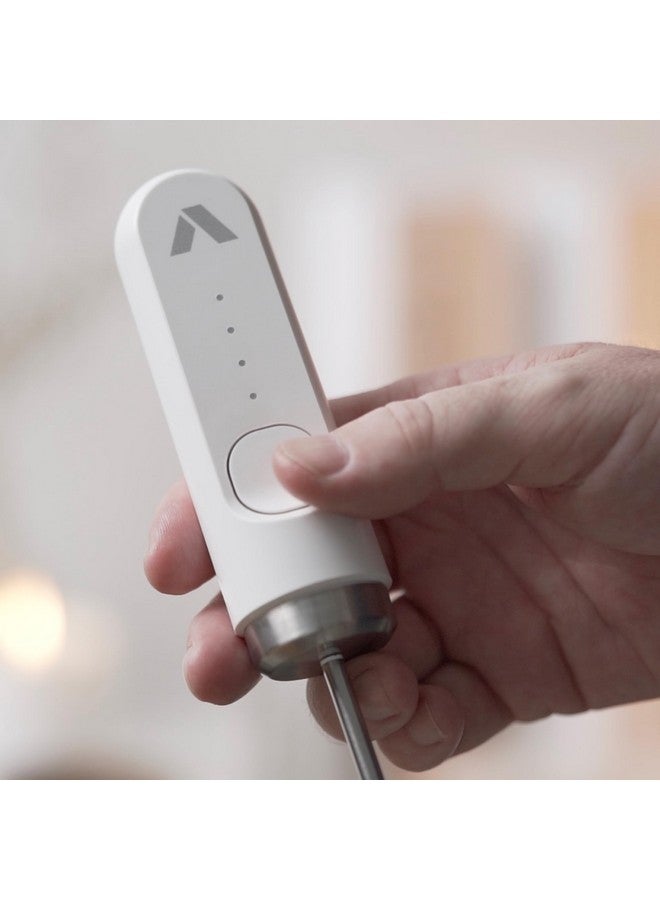 subminimal Subminimal Performance Milk Foamer - NanoFoamer Lithium Handheld Frother - Rechargeable, Dual-Speed - Microfoamed Milk in 30 Seconds, Barista-Style Coffee Drinks at Home - White Special Edition  - Image 2