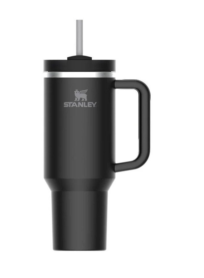 Stanley Quencher H2.0 FlowState Vacuum Insulated Tumbler – 40 oz Black Stainless Steel Travel Mug with Leakproof Lid & Straw | Double-Walled Design Keeps Drinks Hot for 7 Hours & Cold for 24 Hours | Durable, Portable & Ideal for Coffee, Water, Smoothies, Iced Tea & On-the-Go Hydration  - Image 2