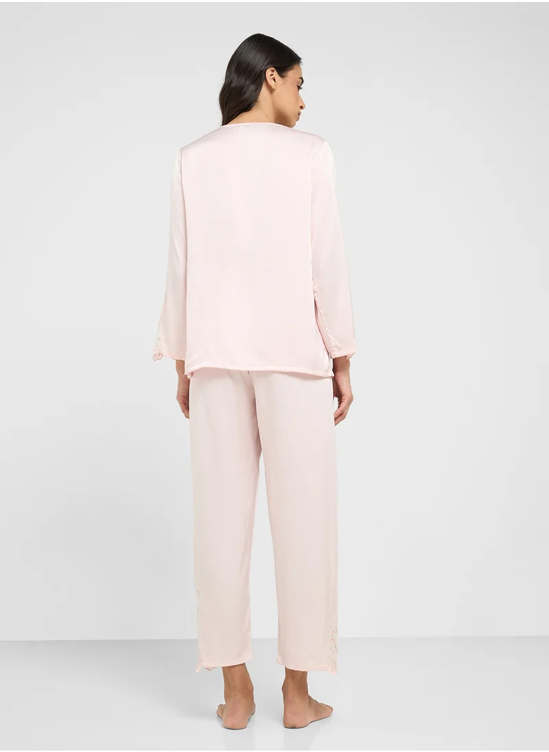 ايلا Satin Pyjama Set