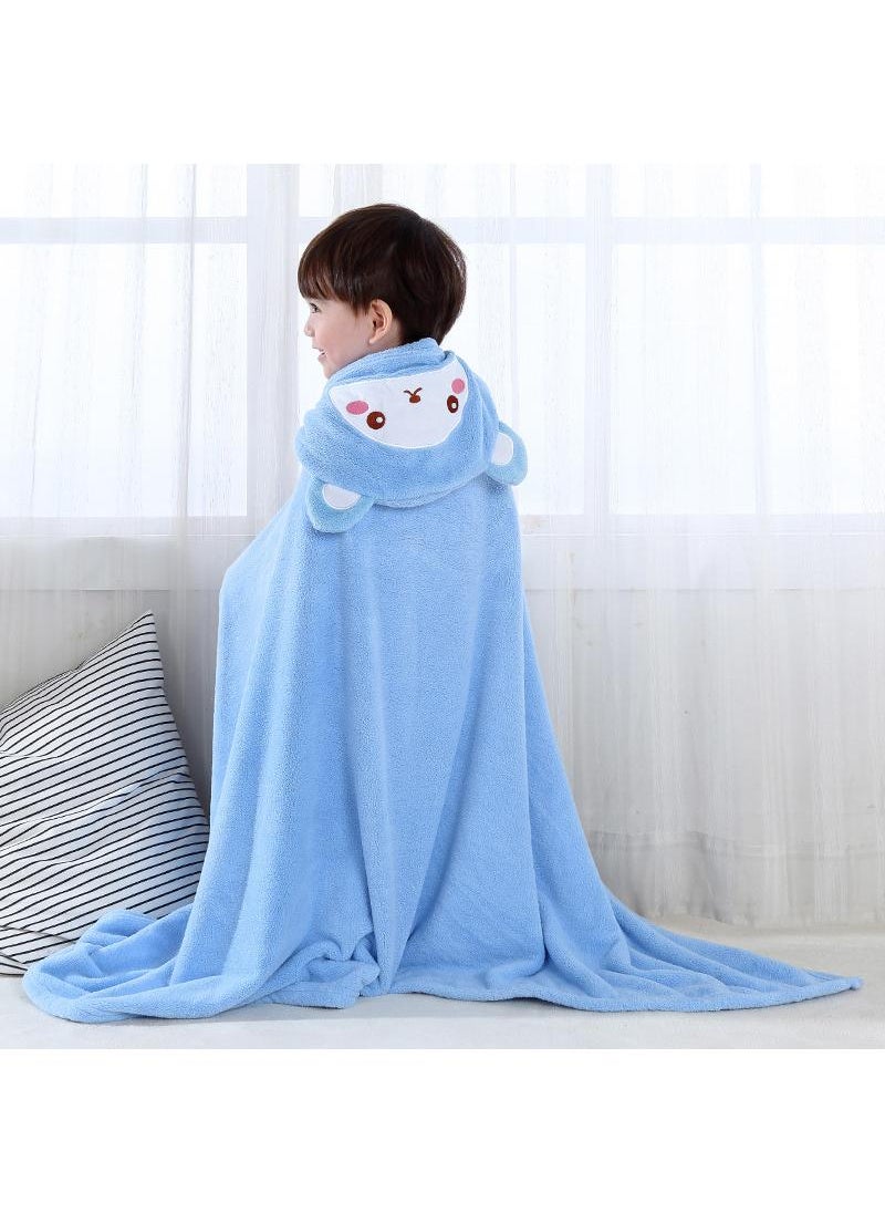 Bluejw - Kids Bath Towels, Cotton Hooded Towels, Super Soft Super Absorbent Bathrobe Blankets, Premium Bath Towels, Oversized Poncho Robes, For Babies, Boys And Girls, For Tubs, Pools And Beaches 85x150cm - Image 1