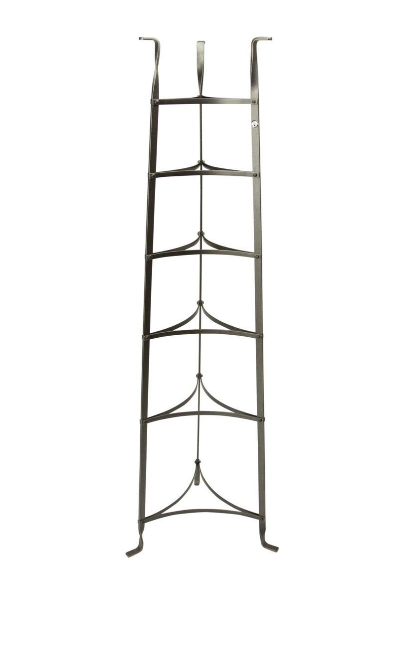 Enclume Enclume 6Tier Cookware Stand Free Standing Pot Rack Hammered Steel Unassembled 