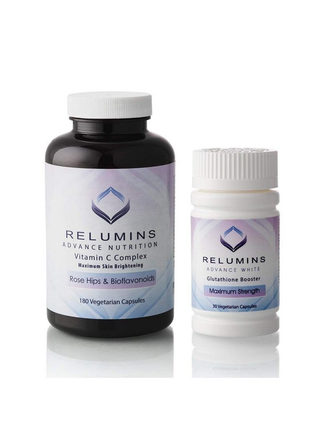 RELUMINS Relumins Advanced Vitamin C MAX Complex and Glutathione Booster Nutrient Support Capsules Set - Ultimate Booster Set - Image 1