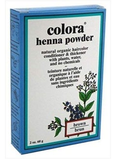 Colora Henna Powder Hair Color Brown 2 Ounce (59ml) (6 Pack)  - Image 3