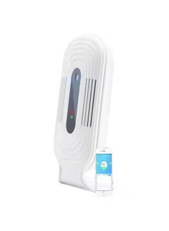 Loquat Air quality monitor, portable multifunctional intelligent carbon dioxide formaldehyde TVOC tester, screenless USB powered 5V, suitable for home office childcare, 97 x 52 x 30mm，white  - Image 3
