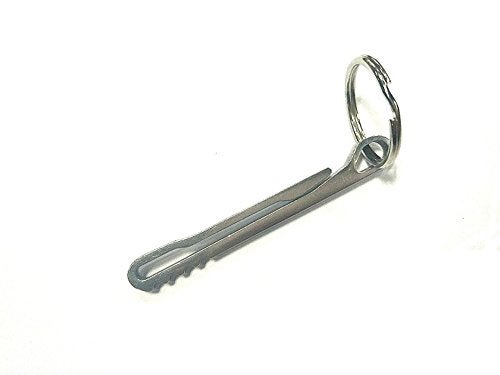 EKLOEN 2 PCS Stainless Steel Hanging Buckle Keychain,Portable EDC Quickdraw Key Ring Tool - Image 5