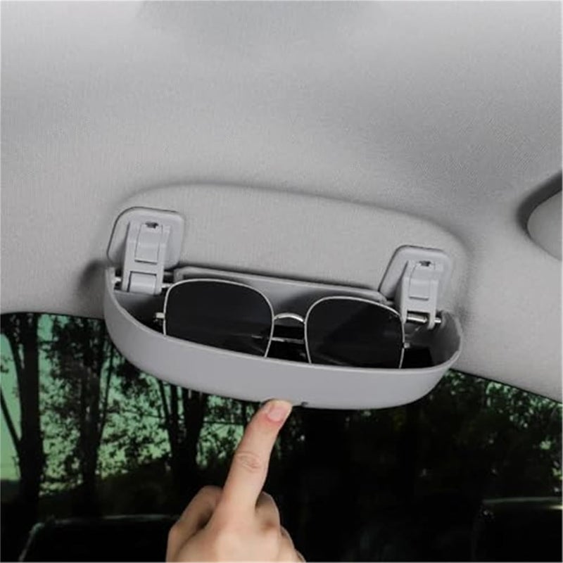 Wivplex Car Sunglasses Holder Case - Gray - Image 3