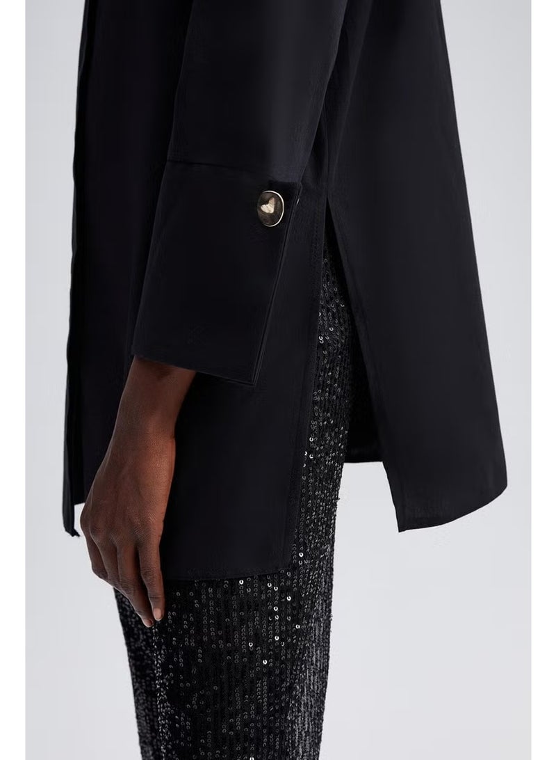 Touche Prive Wide Cuff Poplin Shirt - Image 3