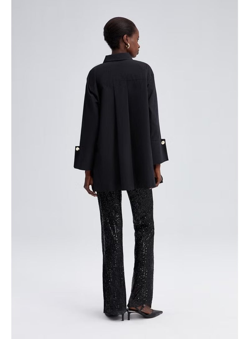 Touche Prive Wide Cuff Poplin Shirt - Image 5